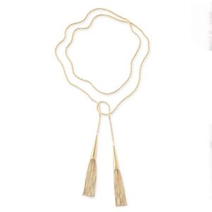 NWT Kendra Scott Luxury Phara Necklace in gold